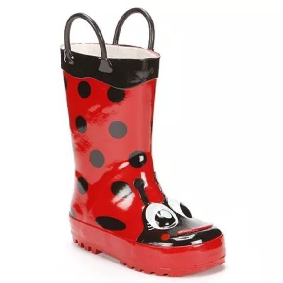 Western Chief Ladybug Rain Boots - Toddler Girls - Picture 1 of 6